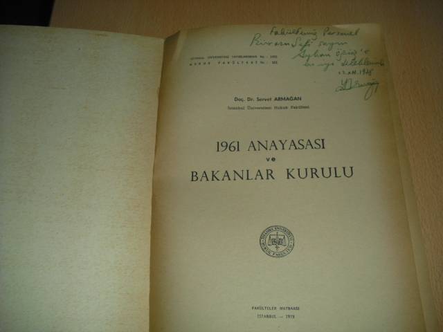 1961 anayasası