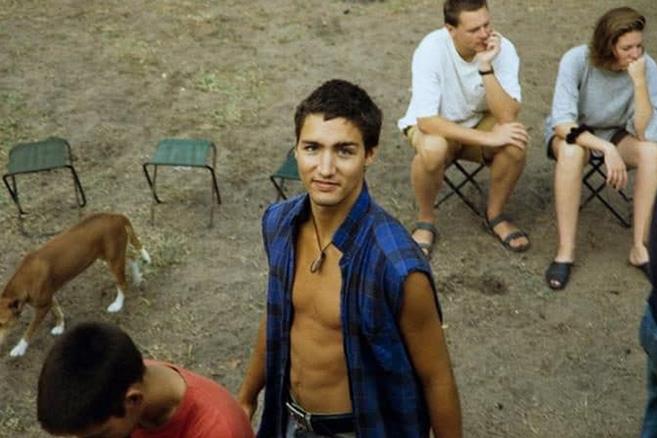 Justin Trudeau gençliğinde