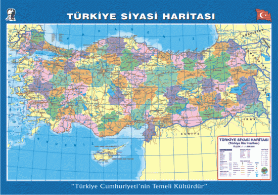Türkiye Siyasi haritası